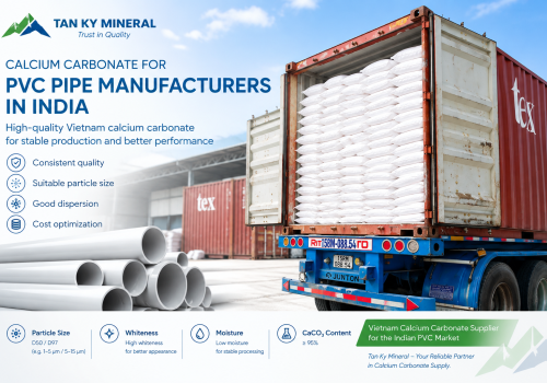 How to Select Calcium Carbonate for Rigid PVC Pipe Manufacturing